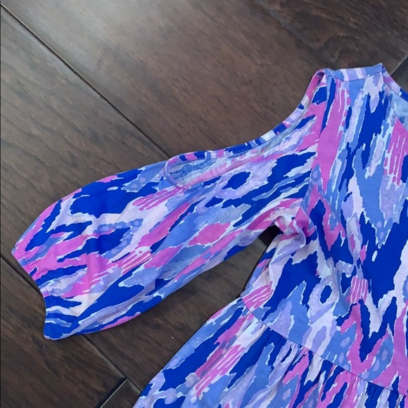 Lilly Pulitzer Size XL 12 14 Cold Shoulder Dress - Picture 2 of 3